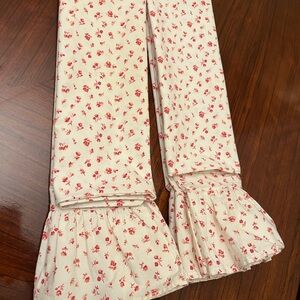 Vintage Ralph Lauren Floral Ruffle pair pillow case